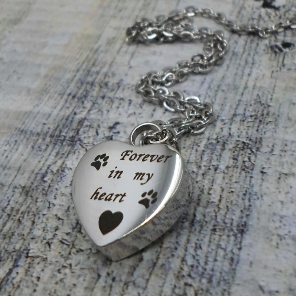 Pet Urn Necklace - Forever in My Heart